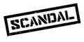 Scandal rubber stamp Royalty Free Stock Photo