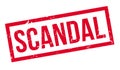 Scandal rubber stamp Royalty Free Stock Photo