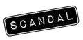 Scandal rubber stamp Royalty Free Stock Photo