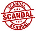 scandal stamp Royalty Free Stock Photo