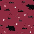 Scandi bear silhouettes