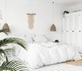 Scandi-boho style bedroom