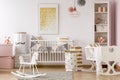 Scandi style baby room