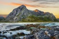 Scandinavia, Norway, Nordic Rugged Landscape, Lofoten Islands Royalty Free Stock Photo