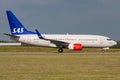 Scandinavian Airlines SAS Boeing 737 Royalty Free Stock Photo
