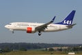 Scandinavian Airlines SAS Boeing 737-700 Royalty Free Stock Photo