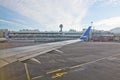 Scandinavian Airlines at Stockholm Arlanda airport. Royalty Free Stock Photo