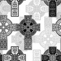 Nordic Celtic seamless pattern