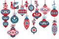 Scandinavian Christmas Ornament Design Elements