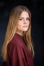 Scandinavian cute young girl portrait