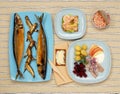 Scandinavian fish buffet Royalty Free Stock Photo