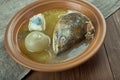 Scandinavian fish soup Royalty Free Stock Photo