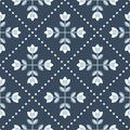 Scandinavian floral background, mid century wallpaper, seamless pattern,