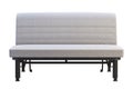 Scandinavian folding sofa bed with mattress. 3d render
