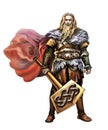 Scandinavian God Thor Royalty Free Stock Photo