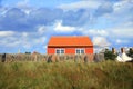 Scandinavian house, Snogebaek, Bornholm, Denmark Royalty Free Stock Photo