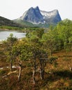Scandinavian landscape Royalty Free Stock Photo