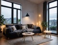 Scandinavian Nordic Clean Style Modern Living Room