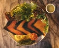 Scandinavian Salmon Gravlax Royalty Free Stock Photo