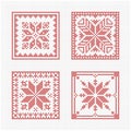 Scandinavian style cross stitch pattern Royalty Free Stock Photo