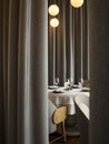 Scandinavian style restaurant interior