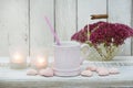 Scandinavian Style Still Life In Pastel Colors Royalty Free Stock Photo