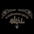 Scandinavian Viking design. Celtic scandinavian ornament and scandinavian toast lettering - Skal