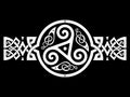 Scandinavian Viking design. Round Celtic Design, triskele and celtic pattern Royalty Free Stock Photo