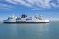 The Scandlines ferry in the port of Puttgarden