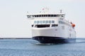 Scandlines hybrid ferry ship Berlin arriving in Rostock Warnemunde