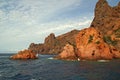 Scandola reserve (Corsica- France) Royalty Free Stock Photo