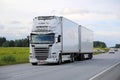 Scania G450 Reefer Truck on the Road