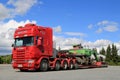 Scania 164G 480 Truck Hauling Material Handling Machine