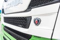 Scania P410 truck badge - the mark of quality and performance