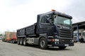 Scania R580 Euro 6 V8 Construction Truck Royalty Free Stock Photo