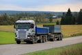Scania R620 Truck for Construction Trucking in Beautiful Scenery
