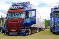 Scania R560 Truck and Full Trailer with Artwork