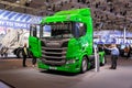 Scania R410 truck presented at the Hannover IAA Transportation Motor Show. Germany - September 20, 2022