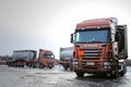 Scania R500 and Volvo FH Tank Trucks Haul Flammable Goods