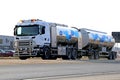 Scania Tanker Truck Transporting Milk