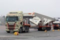 Scania Truck Transports Oversize Load