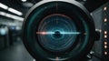 The scanner decodes the retinal data tech . Security access technology