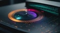 The scanner decodes the retinal data tech . Security access technology
