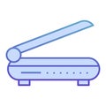 Scanner flat icon. Document scan blue icons in trendy flat style. Copy equipment gradient style design, designed for web Royalty Free Stock Photo
