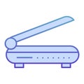 Scanner flat icon. Document scan blue icons in trendy flat style. Copy equipment gradient style design, designed for web