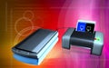 Scanner and printer