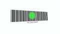 Barcode scan anim long strip Royalty Free Stock Photo