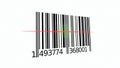 Barcode scan anim clean Royalty Free Stock Photo