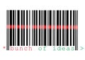 Scanning Bunch of Ideas Barcode Macro Isolated Royalty Free Stock Photo