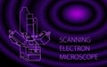 Scanning electron microscope banner.